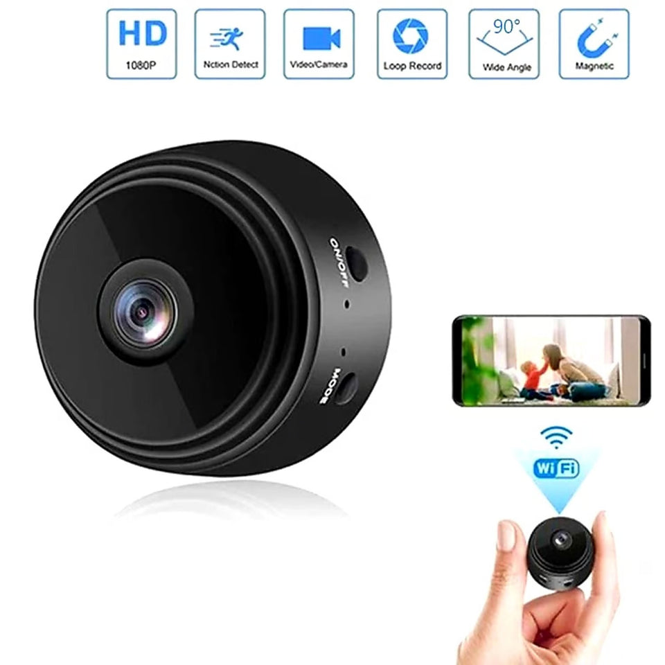 🕵️‍♂️ Mini Cámara de Seguridad Espía 360° – Vigilancia Discreta en Alta Definición