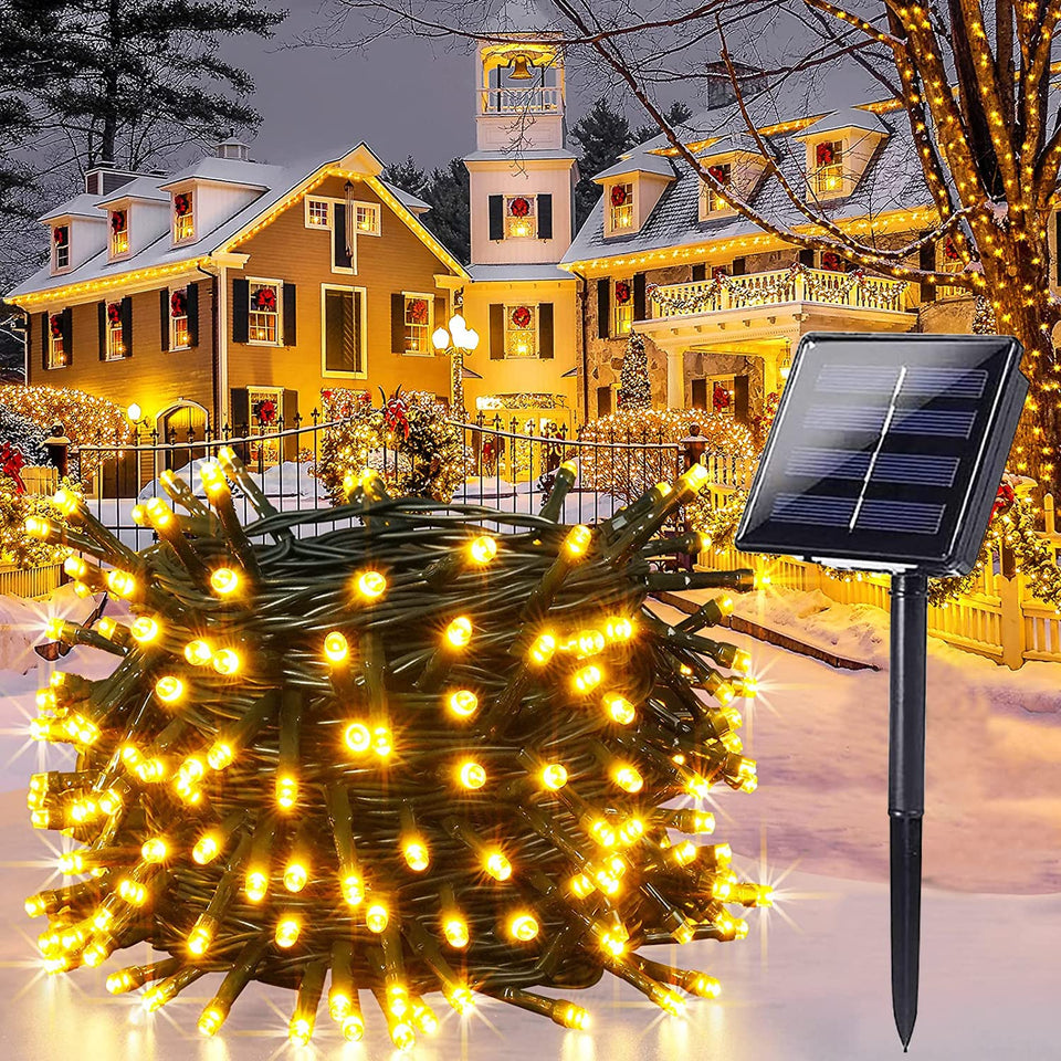 ✨ Decora tu Navidad con Luz Solar – ¡10 Metros de Magia sin gastar en electricidad!