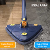 Trapeador Triangular Giratorio 360° – La solución definitiva para una limpieza impecable