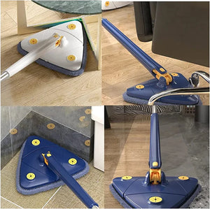 Trapeador Triangular Giratorio 360° – La solución definitiva para una limpieza impecable