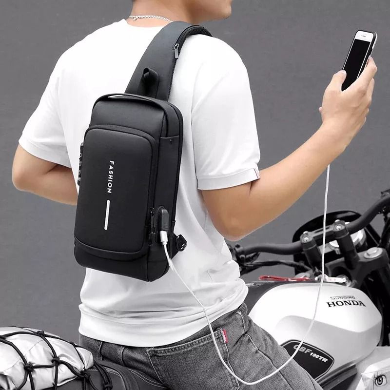 MORRAL ANTIROBO CON CLAVE IMPERMEABLE GRANDE CALIDAD A1